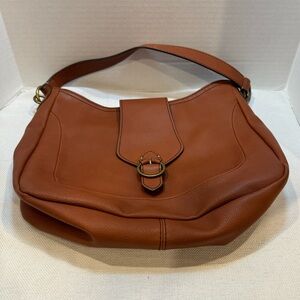 Cute a.n.a. Faux Leather Shoulder Hobo Bag Purse Butterscotch Brown